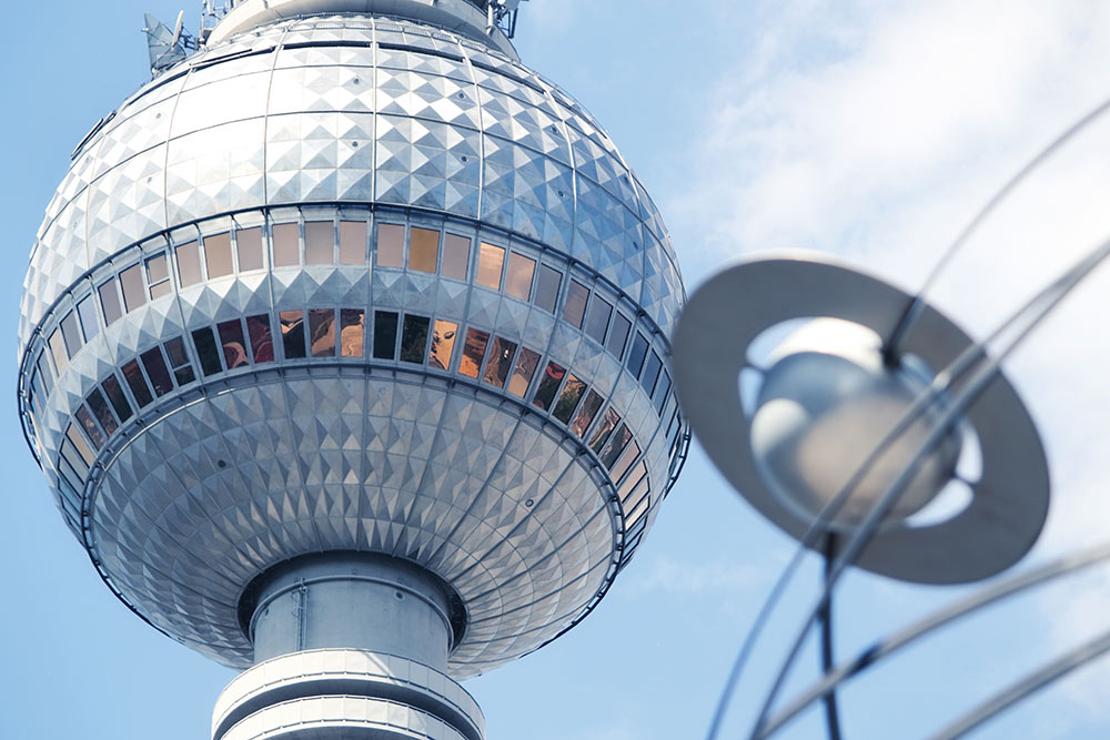 Fernsehturm und Weltzeituhr