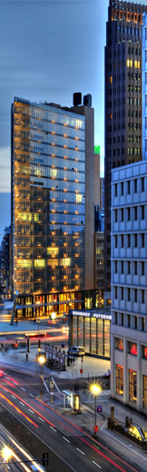 Berlin, Potsdamer Platz bei Nacht
